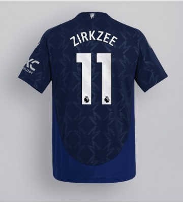 Manchester United Joshua Zirkzee #11 Replika Udebanetrøje 2024-25 Kortærmet